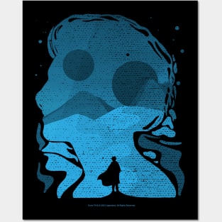Paul Atreides on Arrakis, Double Exposure Minimalist Illustration Posters and Art